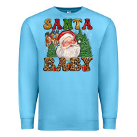 Ocean Blue santa baby Premium Sweatshirt - FaDigitalArtStudio