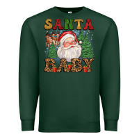 Sports Green santa baby Premium Sweatshirt - FaDigitalArtStudio
