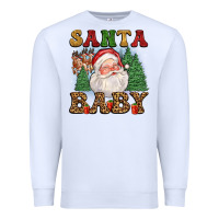 White santa baby Premium Sweatshirt - FaDigitalArtStudio