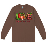 Chestnut love summer strawberry Long Sleeve Tee - Jasminsmagicworld