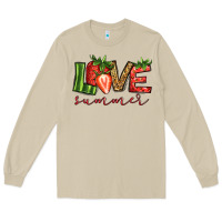 Mushroom love summer strawberry Long Sleeve Tee - Jasminsmagicworld