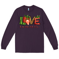 Plum love summer strawberry Long Sleeve Tee - Jasminsmagicworld