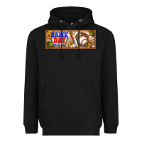 Black game day vibes Heavyweight Hoodie - BundleAndBundleShop