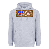 Heather Grey game day vibes Heavyweight Hoodie - BundleAndBundleShop