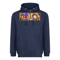 Navy game day vibes Heavyweight Hoodie - BundleAndBundleShop