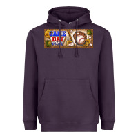 Plum game day vibes Heavyweight Hoodie - BundleAndBundleShop