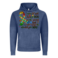 Vintage Denim autism awareness Vintage Hoodie - Artiststas