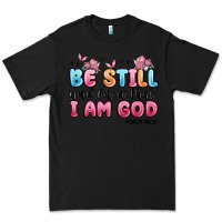 Black be still and know that i am god psalm 46 10 Premium Tee - MaliasSmallBusiness