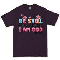Plum be still and know that i am god psalm 46 10 Premium Tee - MaliasSmallBusiness