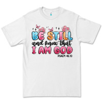 White be still and know that i am god psalm 46 10 Premium Tee - MaliasSmallBusiness