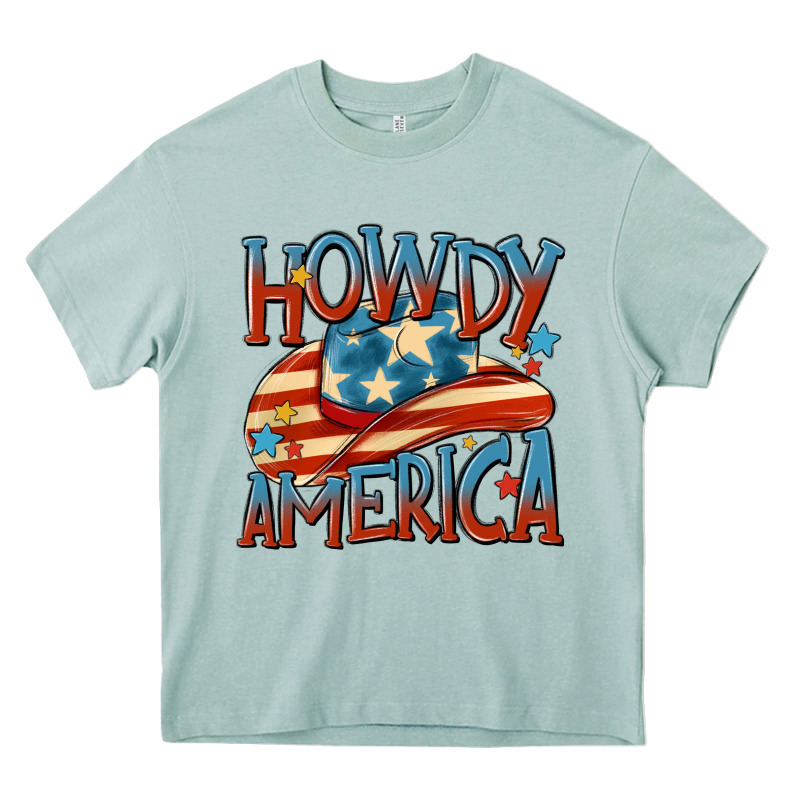 Howdy America Heavy Core Tee by MaliasSmallBusiness | Teevron
