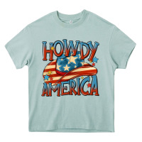 Arona howdy america Heavy Core Tee - MaliasSmallBusiness