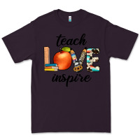 Plum teach love inspıre Premium Tee - JahusDesignShop