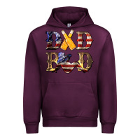 Mauve Wine American Dad Bod Urban Hoodie - LillyAllenDesigns