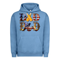 Pigment Pebble Blue American Dad Bod Urban Hoodie - LillyAllenDesigns