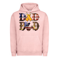 Pigment Salmon American Dad Bod Urban Hoodie - LillyAllenDesigns