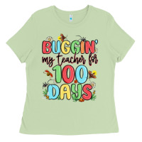 Matcha buggin my teacher for 100 days Ladies Tee - MaliasSmallBusiness