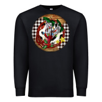 Black Cowgirl Boots Premium Sweatshirt - FaDigitalArtStudio