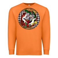 Carrot Cowgirl Boots Premium Sweatshirt - FaDigitalArtStudio