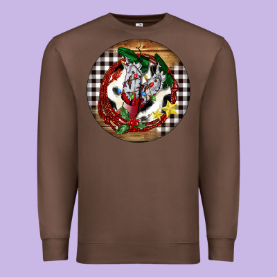Cowgirl Boots Premium Sweatshirt Designed By Fadigitalartstudio