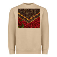 Mushroom red roses with leopard Heavyweight Sweatshirt - TumblerDesignByShophia