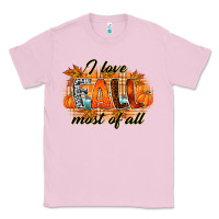 Bubblegum Pink i love fall most of all Classic Tee - RacoonDesign
