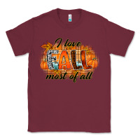 Burgundy i love fall most of all Classic Tee - RacoonDesign