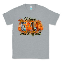 Heather Grey i love fall most of all Classic Tee - RacoonDesign