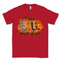 Red i love fall most of all Classic Tee - RacoonDesign