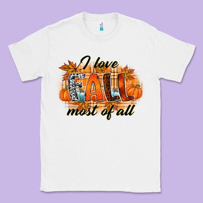 I Love Fall Most Of All Classic Tee Designed By Racoondesign