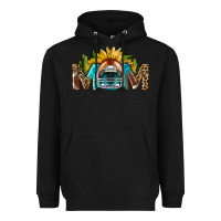 Black football mom Heavyweight Hoodie - BundleAndBundleShop