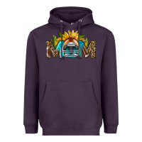 Plum football mom Heavyweight Hoodie - BundleAndBundleShop