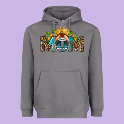 Football Mom Heavyweight Hoodie Designed By Bundleandbundleshop