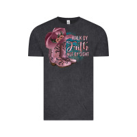 Vintage Black Walk By Faith Not By Sight Vintage Tee - JahusDesignShop