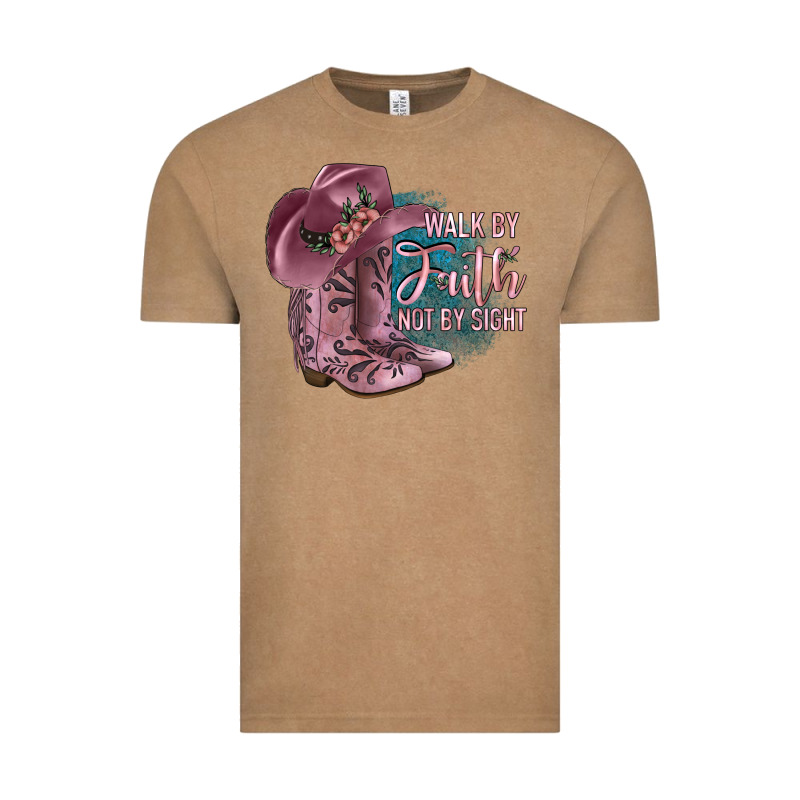 Walk By Faith Not By Sight Vintage Tee by JahusDesignShop | Teevron