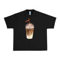 Black iced coffee with cream Urban Heavy Tee - BarkalooDesign
