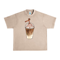 French Oak iced coffee with cream Urban Heavy Tee - BarkalooDesign