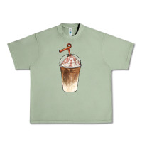 Oil Green iced coffee with cream Urban Heavy Tee - BarkalooDesign