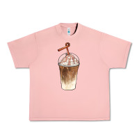 Salmon iced coffee with cream Urban Heavy Tee - BarkalooDesign