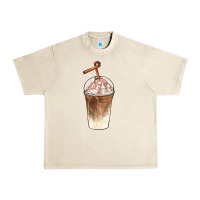 Sandshell iced coffee with cream Urban Heavy Tee - BarkalooDesign