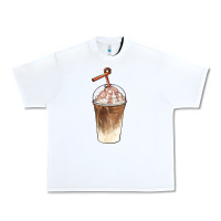 White iced coffee with cream Urban Heavy Tee - BarkalooDesign