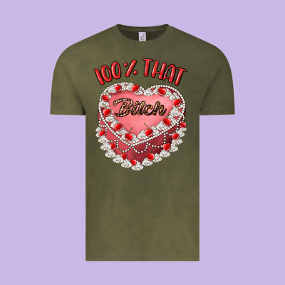 100 That Bitch Vintage Tee Designed By Artiststas