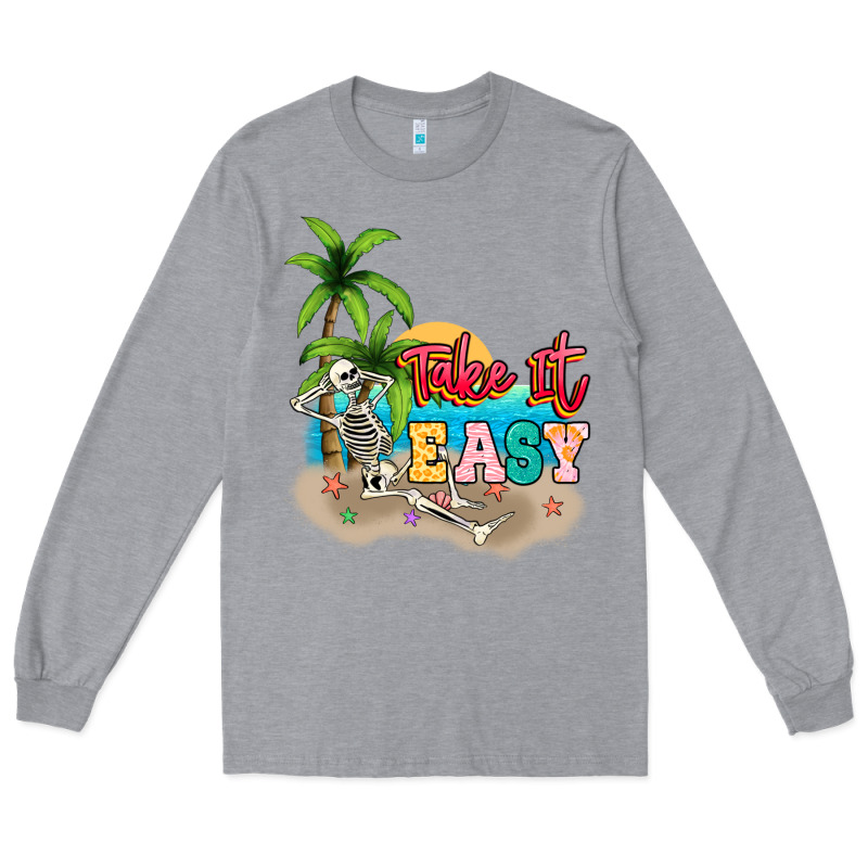 Take It Easy Long Sleeve Tee by NancyCooperArtShop | Teevron