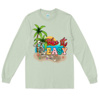 Matcha take it easy Long Sleeve Tee - NancyCooperArtShop