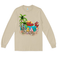 Mushroom take it easy Long Sleeve Tee - NancyCooperArtShop