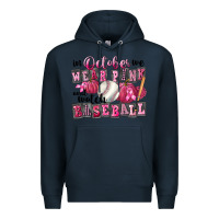 Navy In October We Wear Pink And Watch Baseball Premium Hoodie - FaDigitalArtStudio