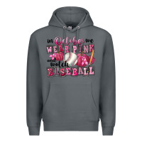 Rock In October We Wear Pink And Watch Baseball Premium Hoodie - FaDigitalArtStudio