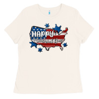 Bone happy memorial day usa Ladies Tee - MaliasSmallBusiness