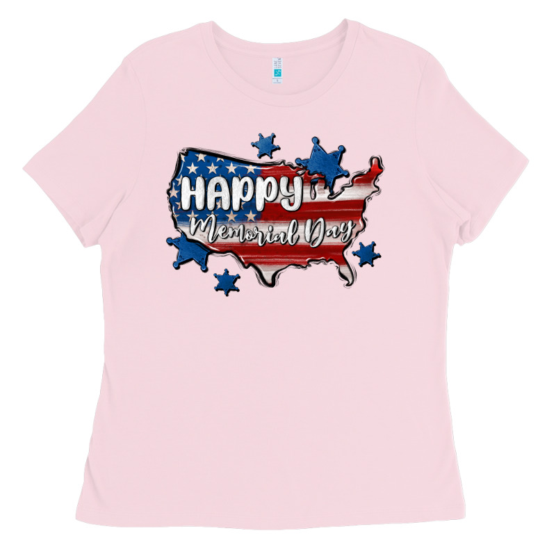 Happy Memorial Day Usa Ladies Tee by MaliasSmallBusiness | Teevron