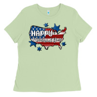 Matcha happy memorial day usa Ladies Tee - MaliasSmallBusiness